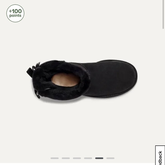 Ugg black Bailey bow ll, double bows, almost new,  soft Uggs - Picture 4 of 9